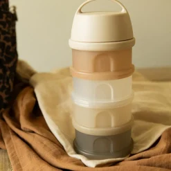 Boîte doseuse 4 compartiments Argile Translucide