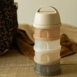 Boîte doseuse 4 compartiments Argile Translucide