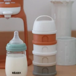 Boîte doseuse cotton white-terracotta