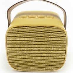 Boîte karaoké enceinte et micro Jaune