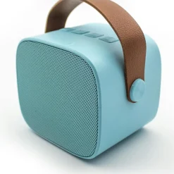 Boîte karaoké enceinte et micro Bleu