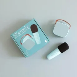 Boîte karaoké enceinte et micro Bleu