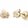 Boucles d'oreilles Lapin (or jaune 375°)