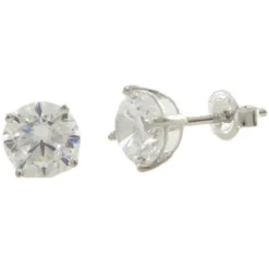 Boucles d'oreilles puces 4 mm (argent)