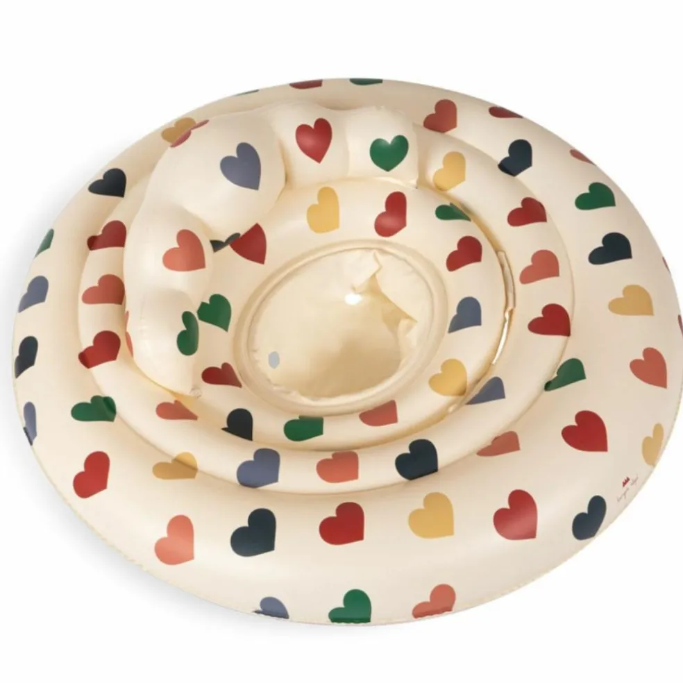 Bouée bébé bon cœur coloré