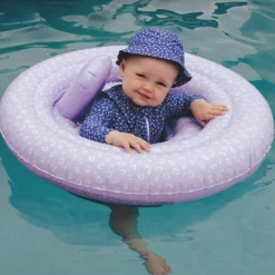Bouée bébé Léopard lila
