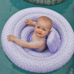 Bouée bébé Léopard lila