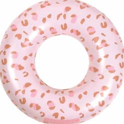 Bouée Léopard vieux rose (90 cm)