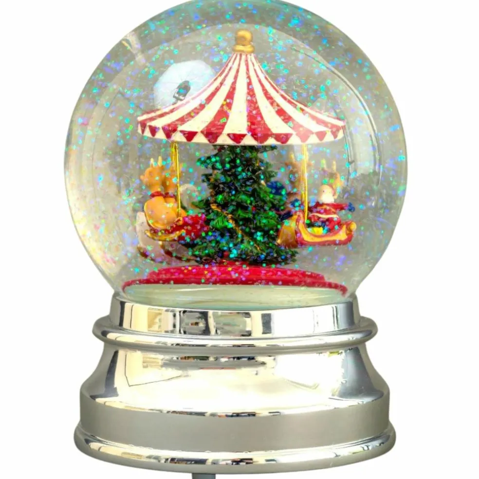 Boule à neige musicale de Noël