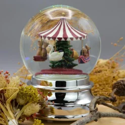 Boule à neige musicale de Noël