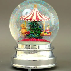 Boule à neige musicale de Noël