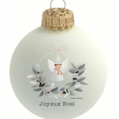 Boule de Noël Ange x Atelier Oranger (personnalisable)