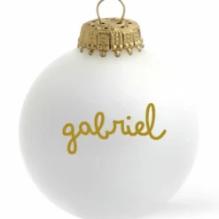 Boule de Noël Ange x Atelier Oranger (personnalisable)