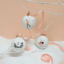 Boule de Noël Ange x Atelier Oranger (personnalisable)