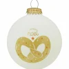 Boule de Noël Bretzel Noël Gourmand (personnalisable)