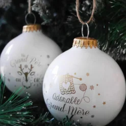 Boule de Noël Grand-père en or