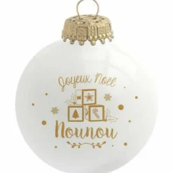 Boule de Noël Joyeux Noël Nounou