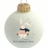 Boule de Noël Lapin x Atelier Oranger (personnalisable)