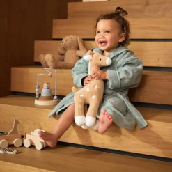 Boulier en bois avec tour à empiler Jungle Jambo Cheetah