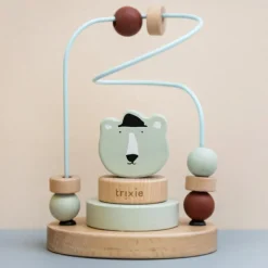 Boulier en bois avec tour à empiler ours Mr. Polar Bear