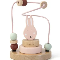 Boulier en bois avec tour à empiler lapin Mrs. Rabbit