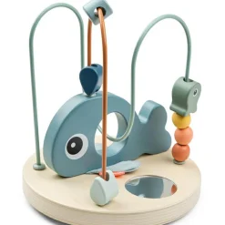 Boulier labyrinthe à perles Wally bleu