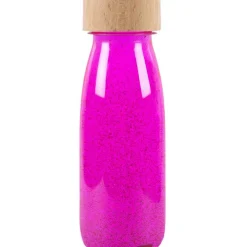Bouteille sensorielle à paillettes Float Rose fluorescente