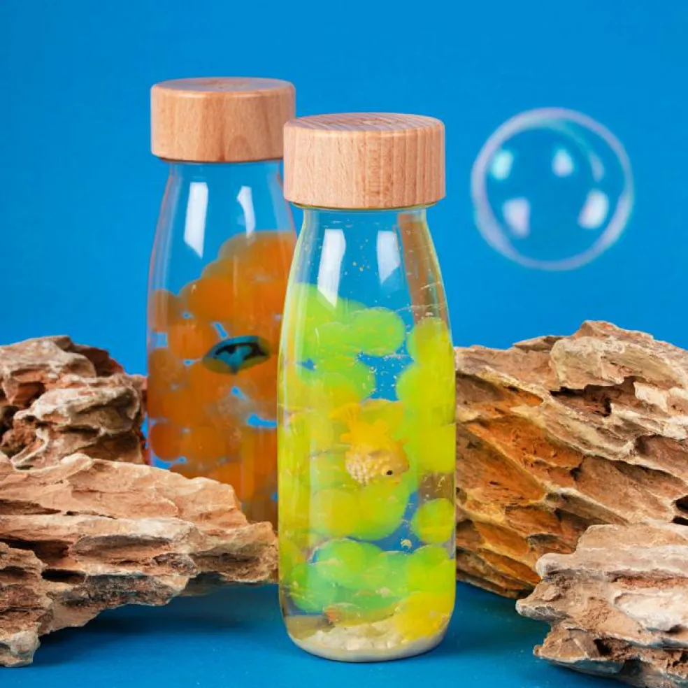 Bouteille sensorielle Sound Poisson globe