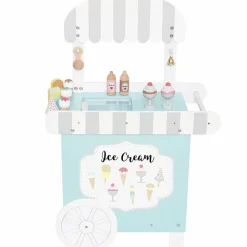 Boutique de crèmes glacées en bois