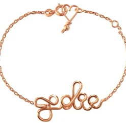 Bracelet chaîne Jolie goldfilled rose