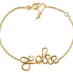 Bracelet chaîne Jolie goldfilled jaune
