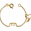 Bracelet chaîne La petite minuscule goldfilled jaune (personnalisable)