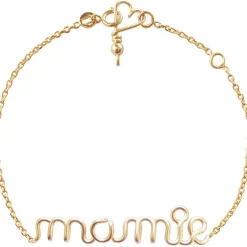 Bracelet chaîne Mamie S (goldfilled jaune 14 carats)