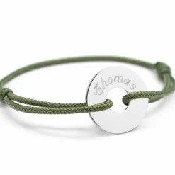 Bracelet cordon maman Petite Chérie (argent 925°)