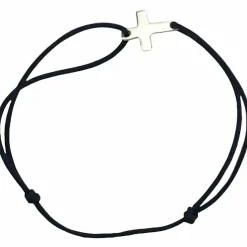 Bracelet cordon Mon petit Notre Dame argent (personnalisable)