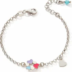 Bracelet Cœur 14 + 2,5 cm (argent)