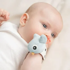 Bracelet hochet lot de 2 Happy clouds Bleu