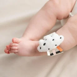 Bracelet hochet lot de 2 Happy clouds Rose