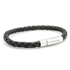 Bracelet L'Epicurien noir (acier)
