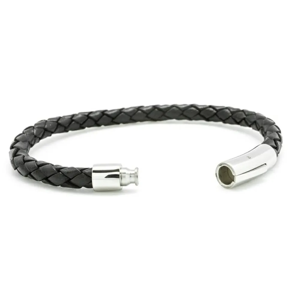 Bracelet L'Epicurien noir (acier)