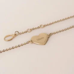 Bracelet médaille Simone (plaqué or jaune)