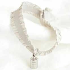Bracelet Mon Petit Poids en argent rhodié (personnalisable)