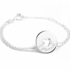 Bracelet Poème coeur (argent 925°)