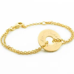 Bracelet Poème (plaqué or jaune)