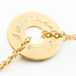 Bracelet Poème (plaqué or jaune)