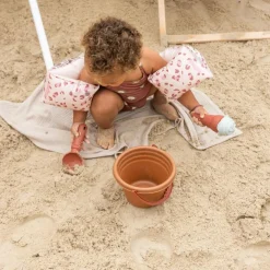 Brassards de natation Léopard vieux rose (0-2 ans)