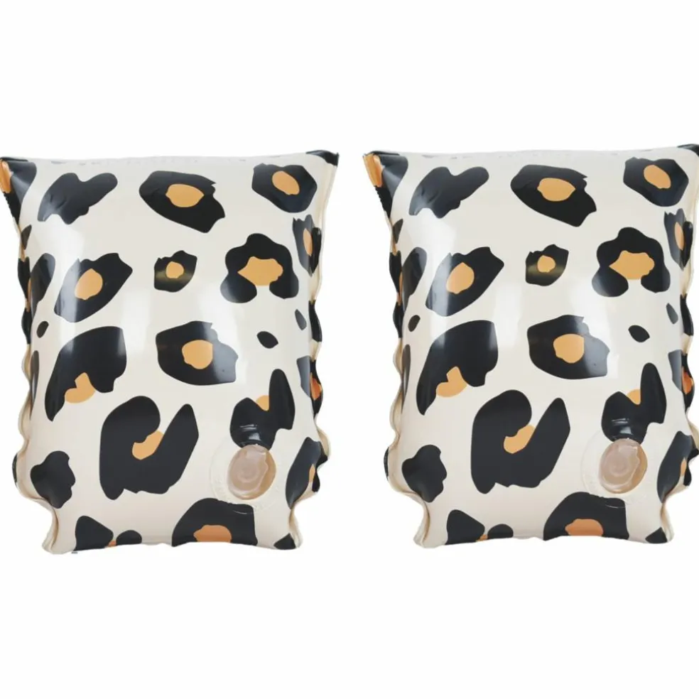 Brassards de natation Léopard beige (2-6 ans)