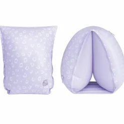 Brassards de natation Léopard lila (0-2 ans)