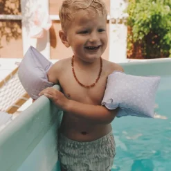 Brassards de natation Léopard lila (0-2 ans)