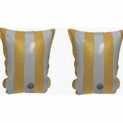 Brassards de natation Rayé blanc et jaune (0-2 ans)